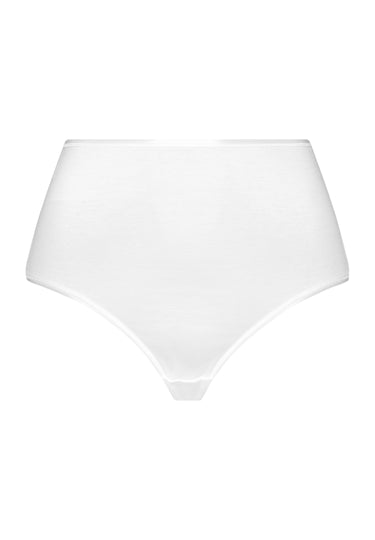 71625 Cotton Seamless Full Brief - 101 White